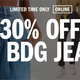 30% off all BDG jeans | Urban Outfitters